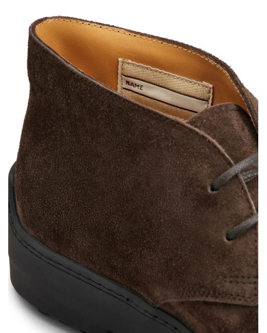 Tod's Brown Suede Boots for men