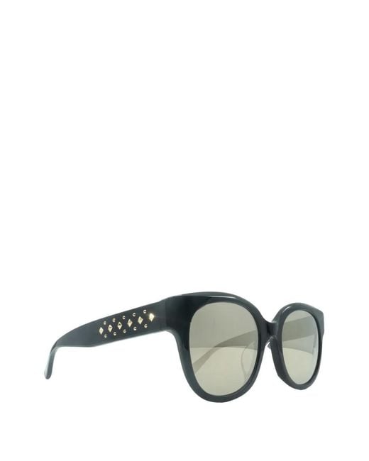 MCM Metallic Cat-Eye Frame Sunglasses for men