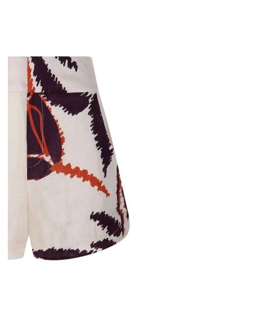 JUAN DE DIOS Natural Linen Shorts