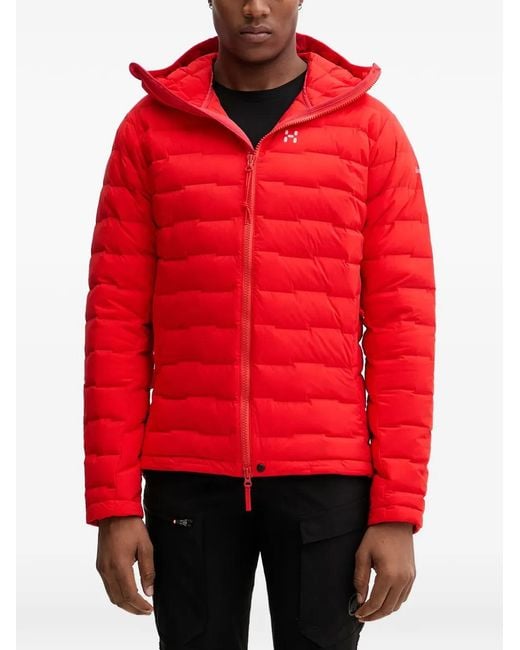 Haglöfs Red Spitz Hooded Zip Jacket for men