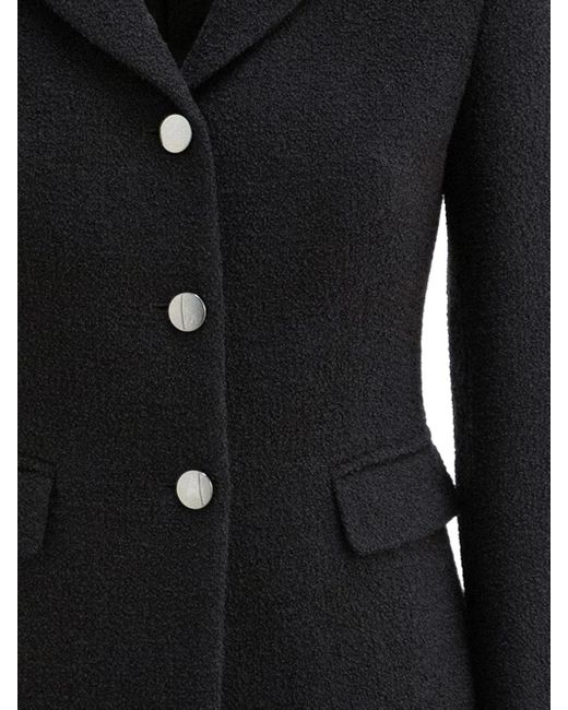 Tagliatore Black Bouclé Jacket