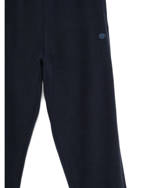 Chocoolate Blue Logo-Patch Track Pants for men
