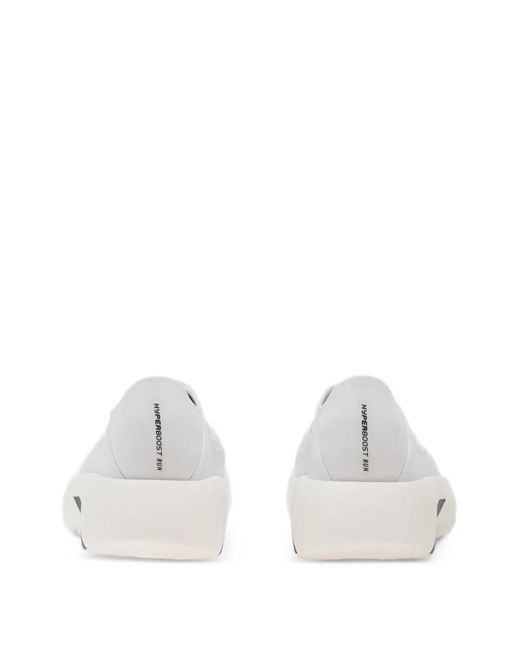 Adidas White Hyperboost Run Sneakers for men