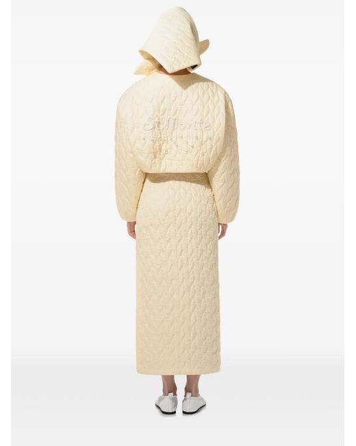 Anouki Natural Quilted Bomber Jacket