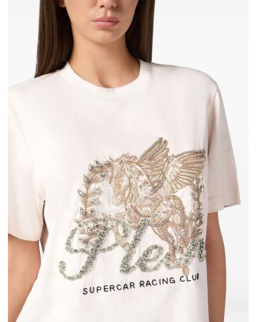 Philipp Plein Natural Unicorn T-Shirt