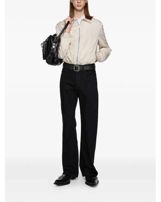 Acne Black Regular Fit Jeans for men
