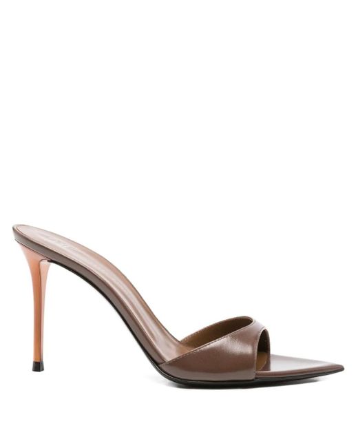 Giuseppe Zanotti Brown 90Mm Intriigo Sandals