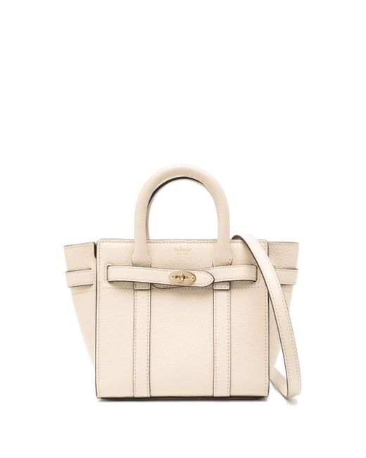 Mulberry Natural Mini Bayswater Crossbody Bag