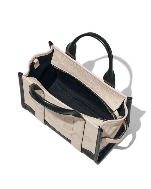 Marc Jacobs White The Colorblock Medium Tote Bag