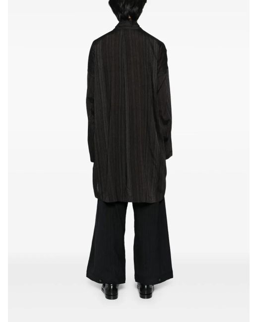 Jan Jan Van Essche Black Striped T-Shirt for men