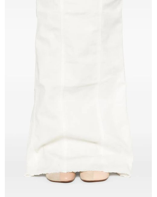 Entire studios White Channel Maxi Skirt