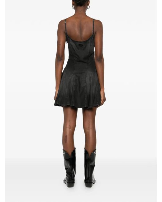 DIESEL Black Denim Mini Dress