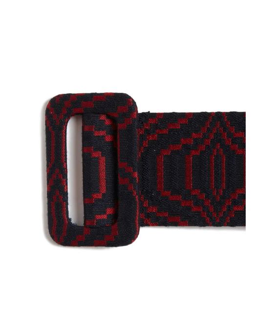 LaDoubleJ Purple Medium Jacquard Belt