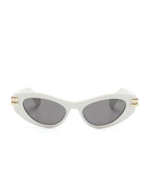 Gafas de sol CDior B2U con montura mariposa Dior de color Gray