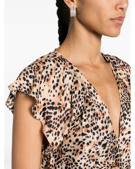 Isabel Marant Brown Lonea Blouse