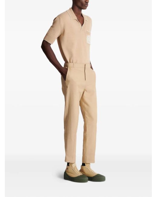 Pantalones con pinzas Balmain de hombre de color Natural