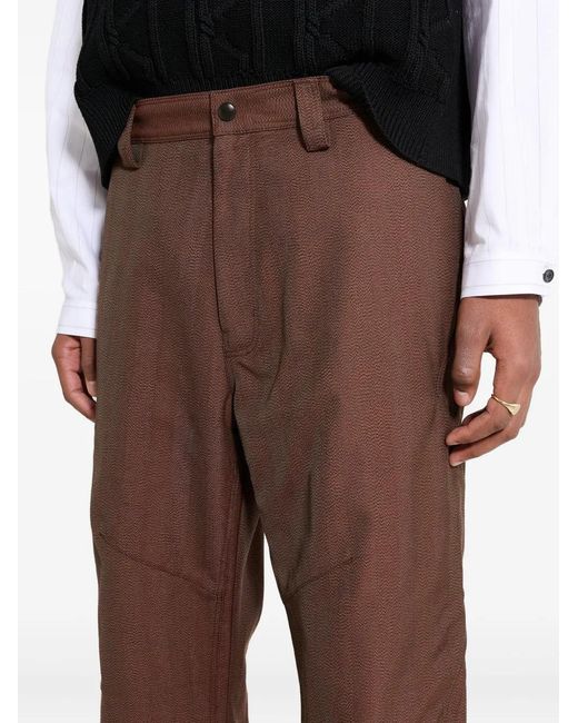 Kiko Kostadinov Brown Tonino Utility Trousers for men