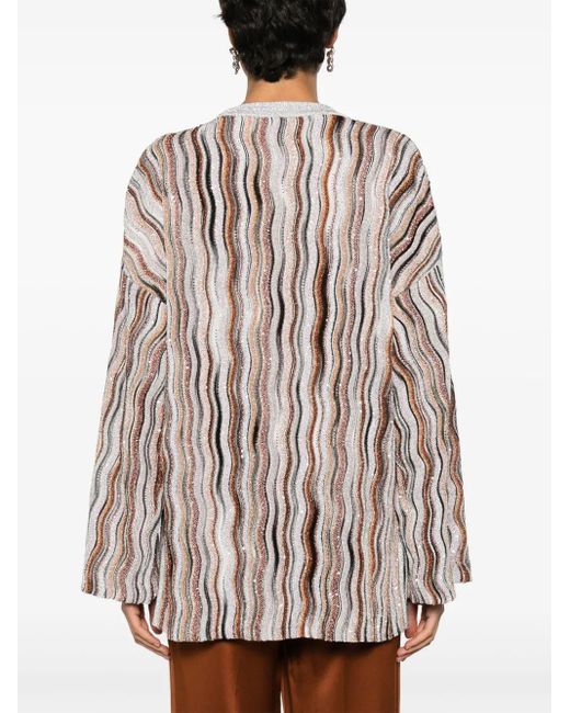 Missoni Trui Met Verlaagde Schouders in het Gray
