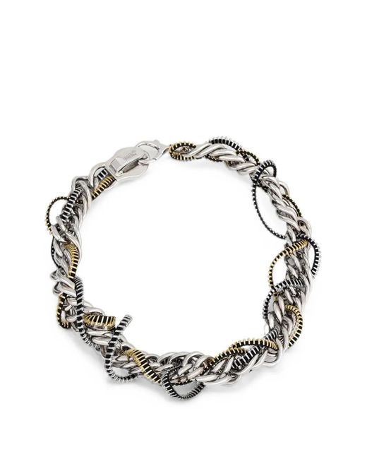 Jean Paul Gaultier Metallic Zip-Detail Chain Necklace