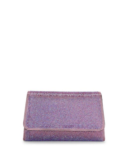Giuseppe Zanotti Purple Idha Crystal-embellished Clutch Bag