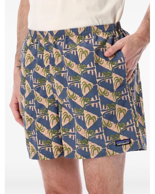 Patagonia Black Baggies Patterned Shorts for men
