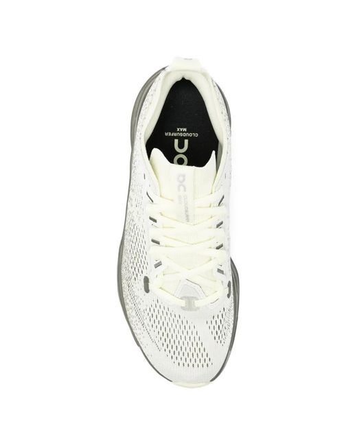 On Shoes White Cloudsurfer Max Sneakers