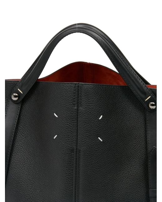 Maison Margiela Black Medium Dress-Age Dual-Wear Tote Bag