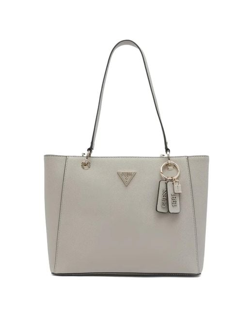 Guess Gray Noelle Tote Bag