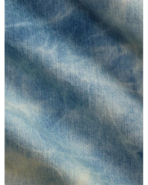 RRL Blue Buttoned Pocket Jacket for men