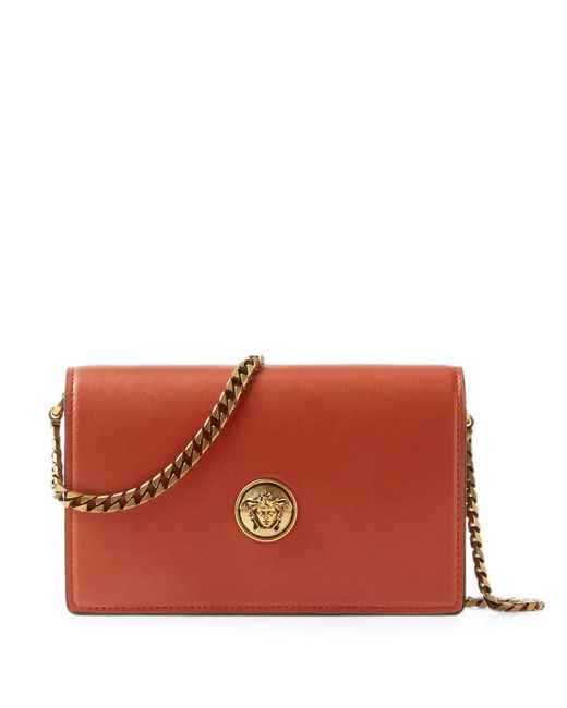 Versace Red Emblème Nappa Mini Bag