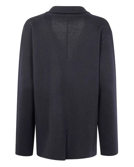 Nuur Blue Single-Breasted Knitted Blazer for men