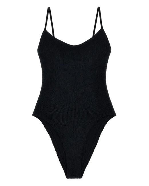 Hunza G Black 'Pamela Swim' One-Piece Swimsuit
