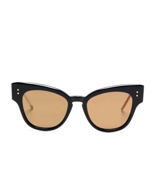 Thom Browne Natural Cat Eye-Frame Sunglasses