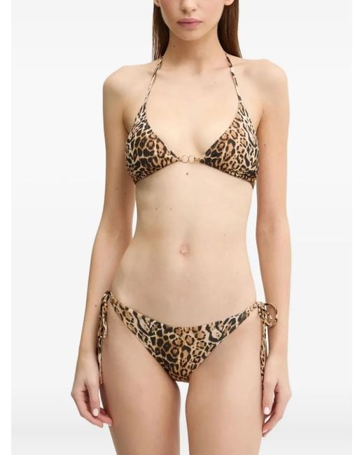 Melissa Odabash Natural Leopard-Print Bikini Bra
