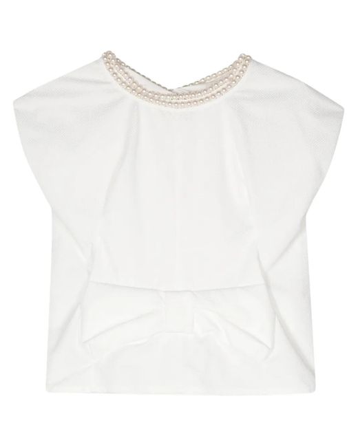 Junya Watanabe White Blouse With Print