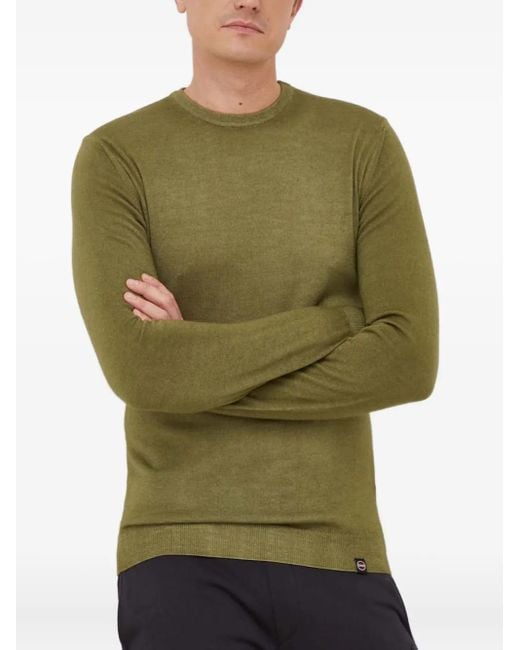 Colmar Black Virgin Wool Jumper for men
