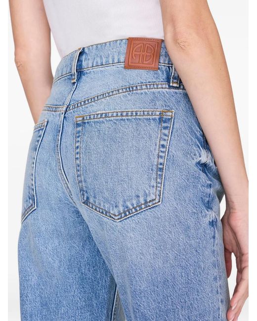 Anine Bing Blue Jean Kate À Coupe Droite