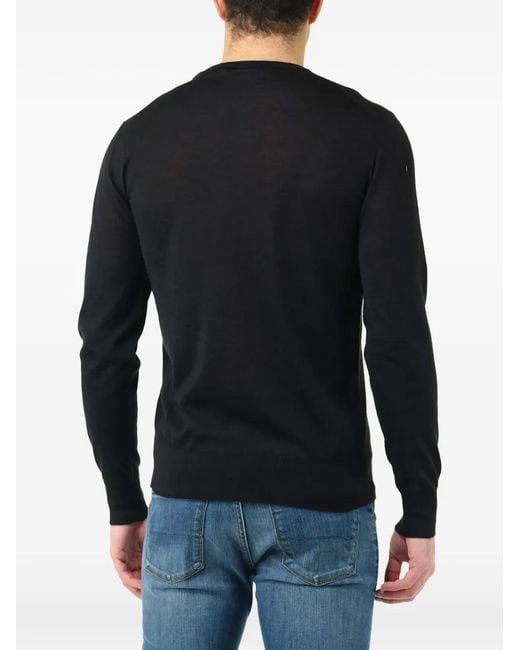 Al Duca D'aosta Blue Crew-Neck Long-Sleeve T-Shirt for men