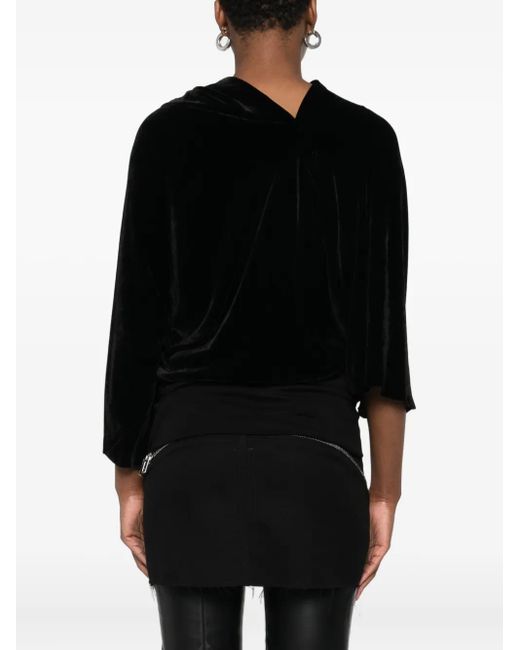 Rick Owens Black "Cylinder" T-Shirt Top