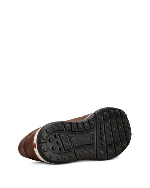 Tod's Brown Elasticated-Lace Sneakers for men