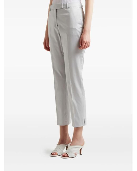 Incotex Gray Flat-Front Trousers