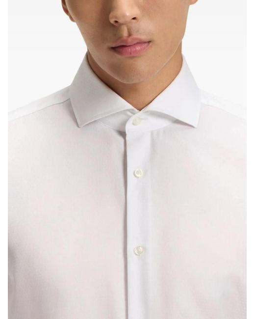 Chemise En Coton Boss pour homme en coloris Gray