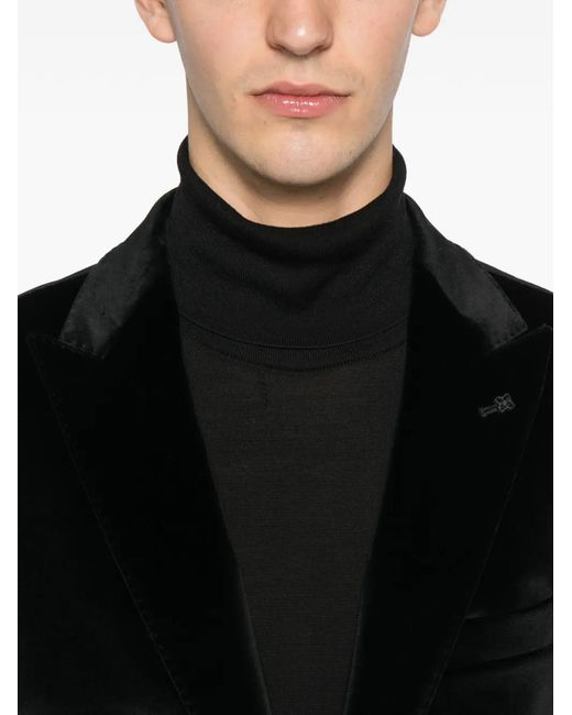 Tagliatore Button Jack Met Textuur in het Black voor heren