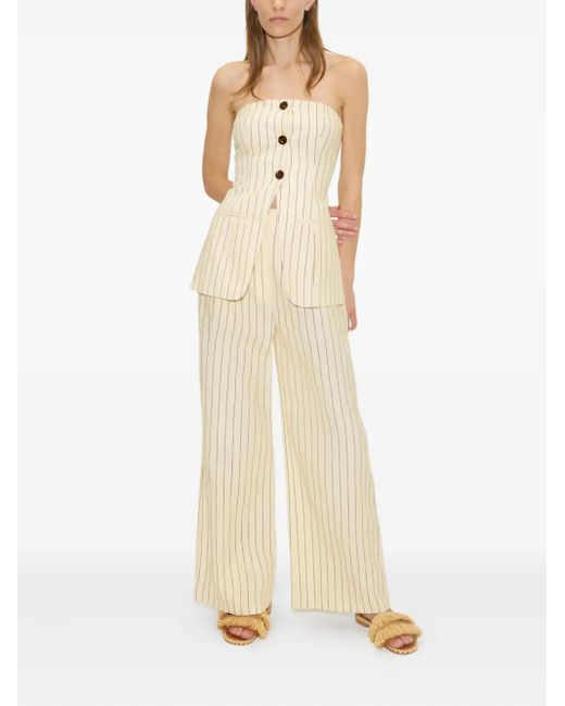 Simon Miller Natural Mori Button Top