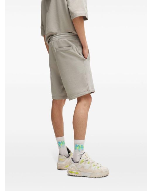 Pantalones cortos de chándal con logo HUGO de hombre de color Gray