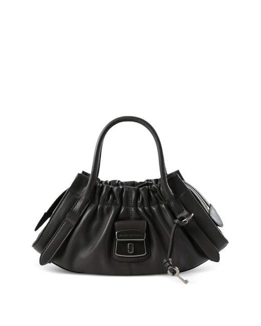 Marc Jacobs Black Cristina Ruched Tote Bag