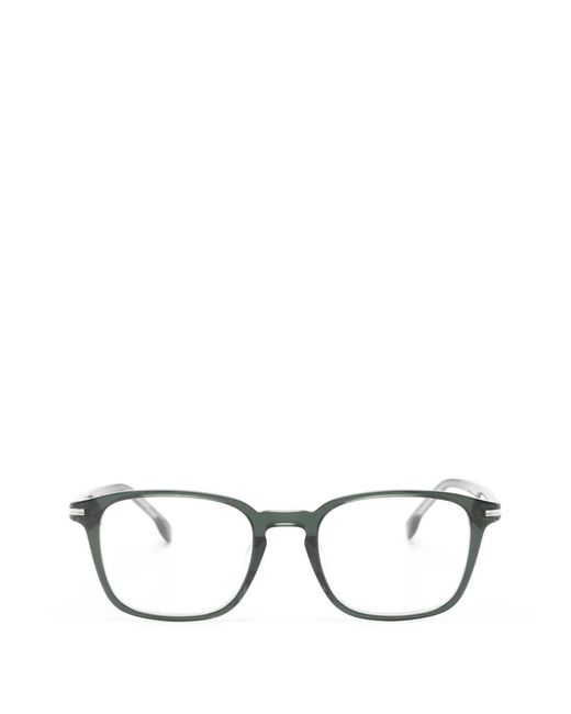 Boss Brille Mit Eckigem Gestell in Green für Herren
