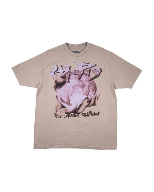 メンズ Travis Scott Utopia I Know Tシャツ Gray