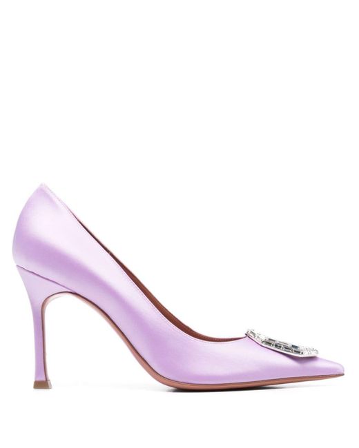 Zapatos Camelia con tacón de 90 mm AMINA MUADDI de color Pink
