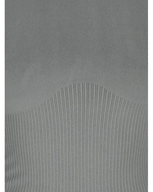 Fendi Top Met Col En Monogram in het Gray